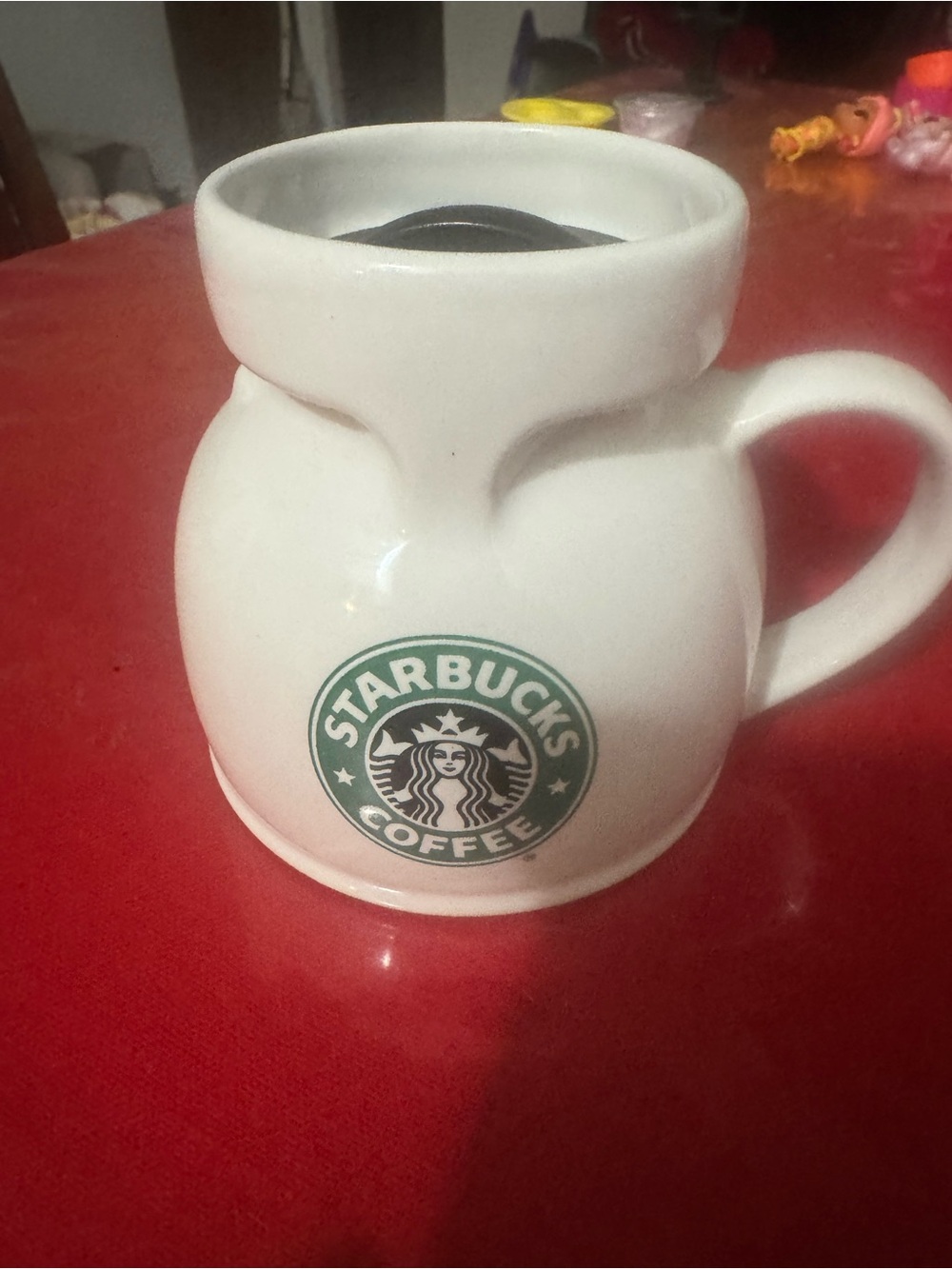 Starbucks Las Vegas Ceramic Coffee Mug, White/Green Coffee & Tea Theme rare
